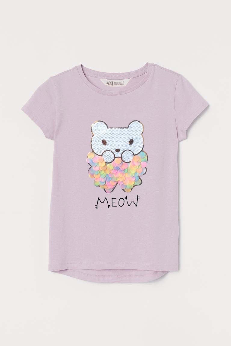 Áo cotton HM kim sa nhiều màu BG 2-10y