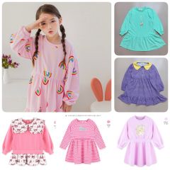Váy da cá Lilipurri nhiều hình size 110 - 150 - Bảng màu 2