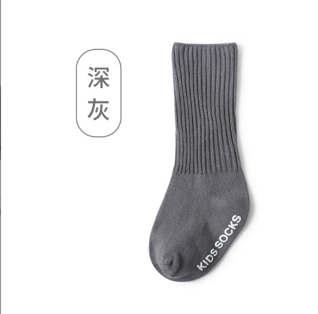 Tất cao tới gối Mumudora Kids Socks 6 màu trơn
