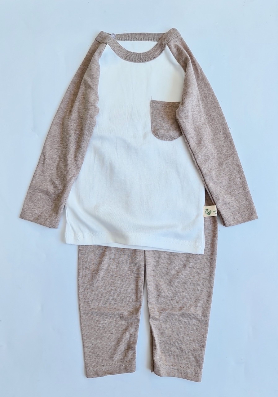 Bộ cotton Moimolpi tay giác lăng BT (form bé)