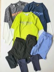 Bộ bơi Beemon dài tay + quần dài chống nắng cho bé size 120-160