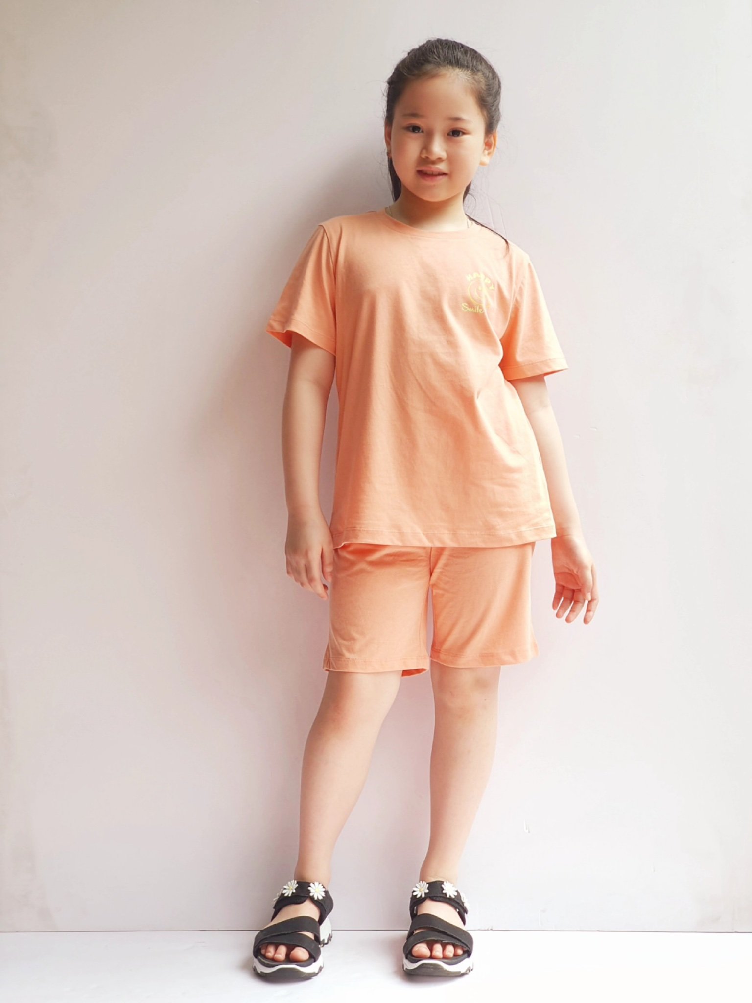 Bộ cotton Bee Mon mặt cười 5 màu BTBG size 110 - 160 - Bảng màu 2