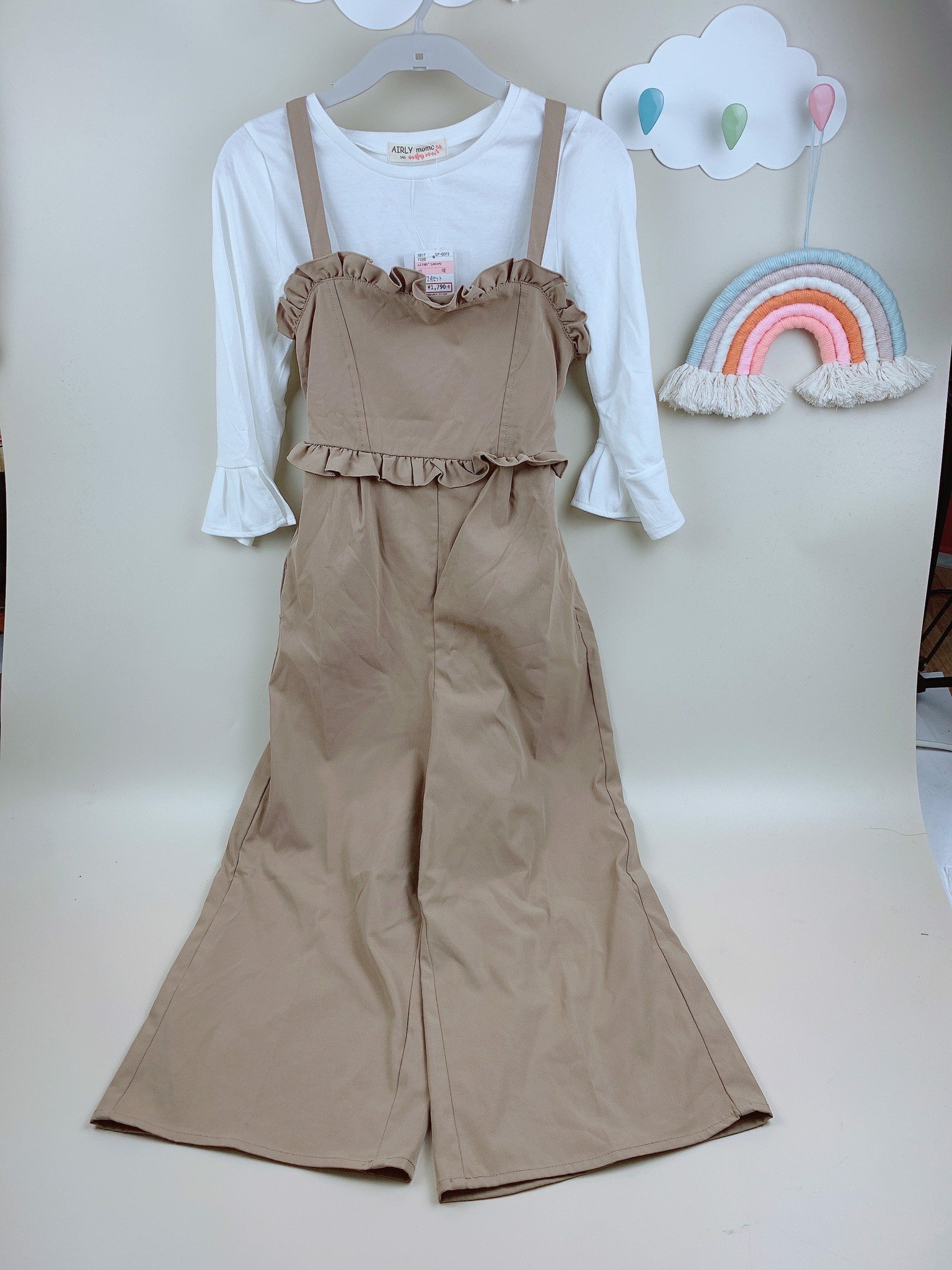 Set Jumpsuit Airly Momo xuất Nhật quần ống xuông kèm áo nhiều màu BG