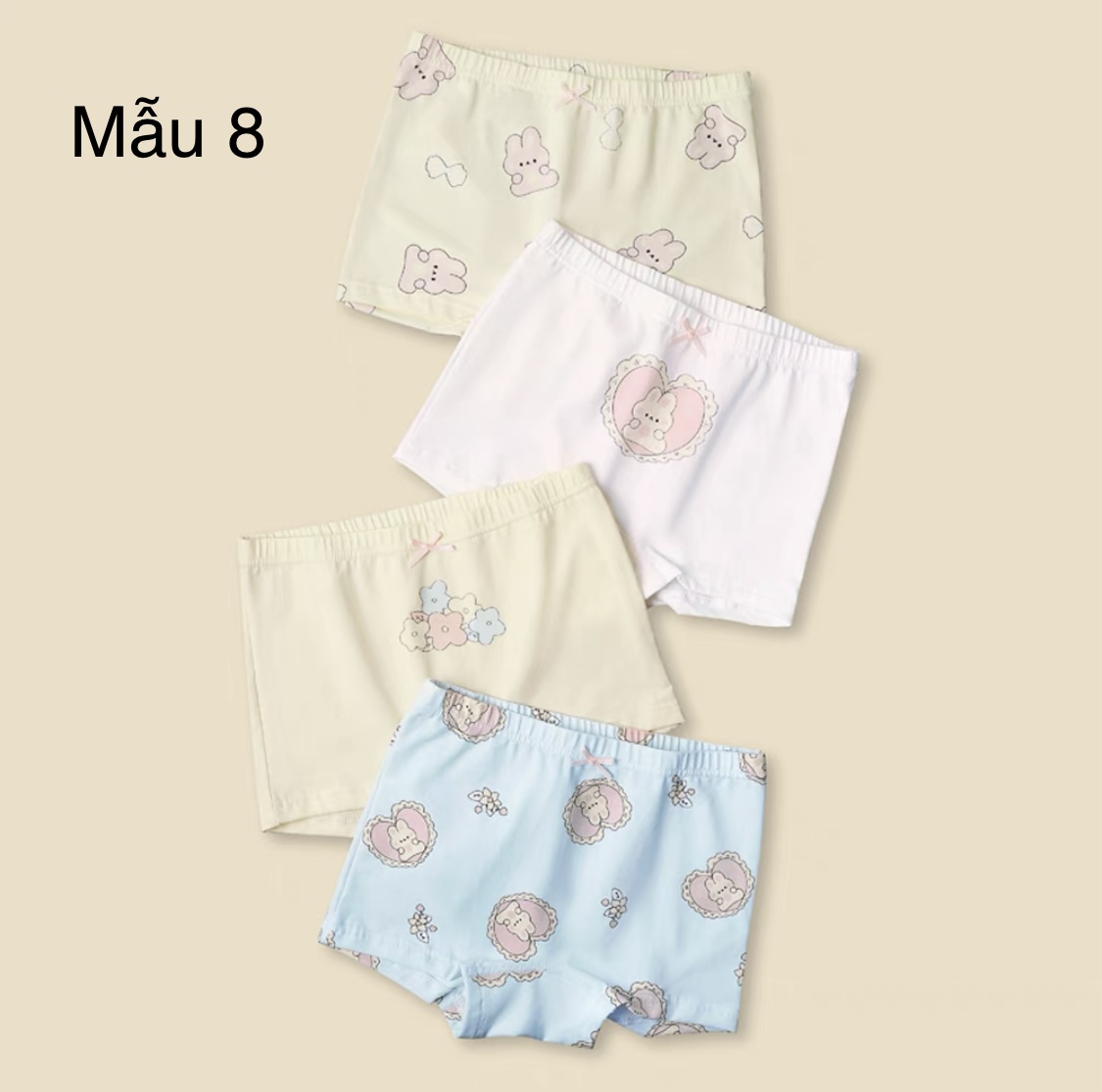 Set 4 chip đùi Bé Gái nhiều mẫu size 100 - 160