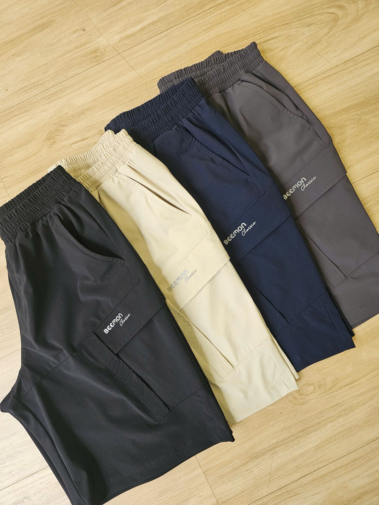 Quần vải golf Bee Mon 4 màu size 120 - 170 ( Bảng màu 2 )