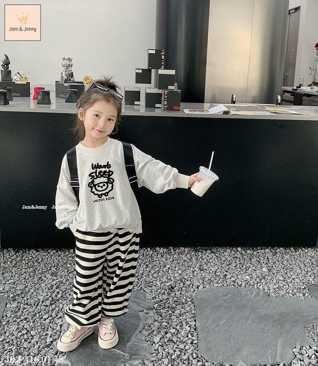 Bộ da cá Jam&Jenny hình cừu Want Sleep 2 màu size 2 - 12y