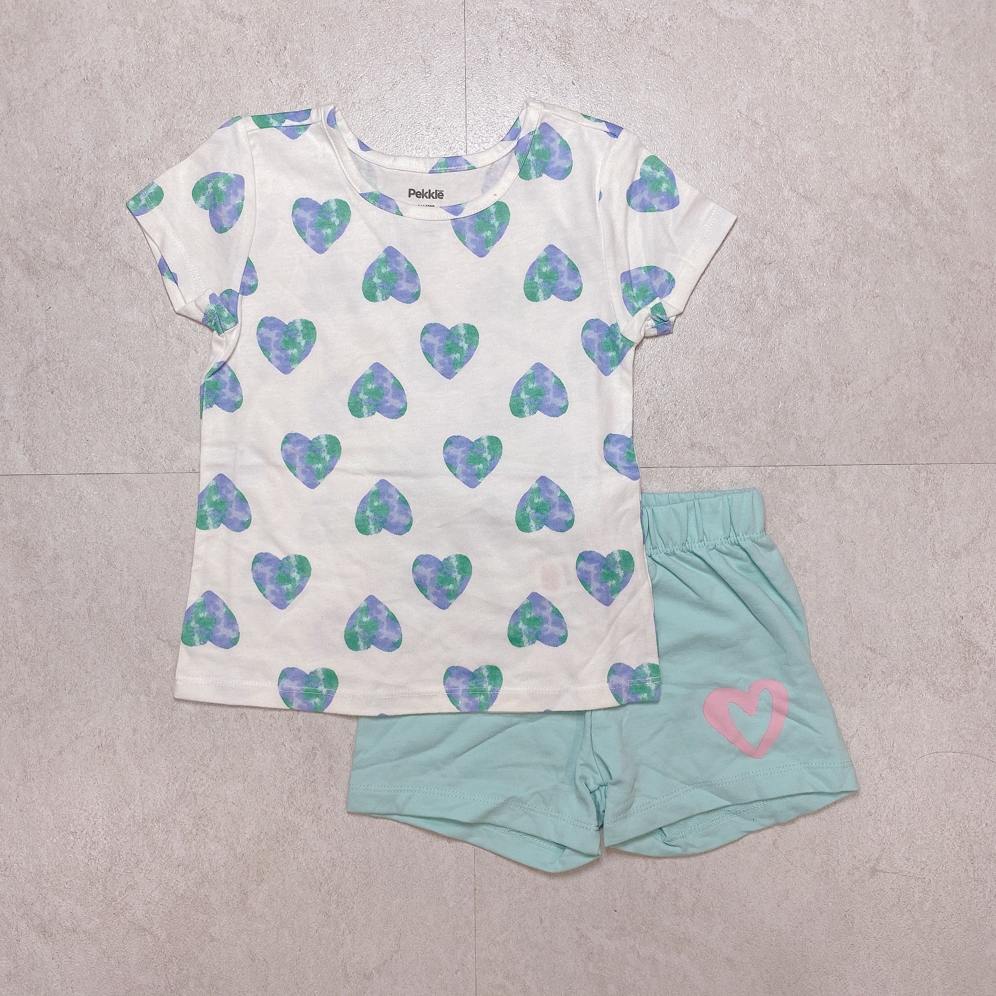 Bộ cotton Pekkle nhiều mẫu Bé Gái size 3y / 4y / 5y