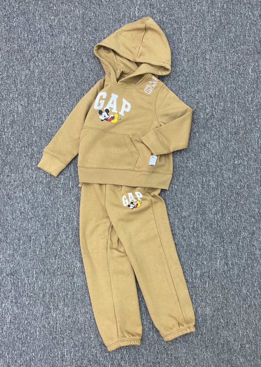 Bộ nỉ bông Babygap in hình mickey nhiều mẫu size 6m - 5y