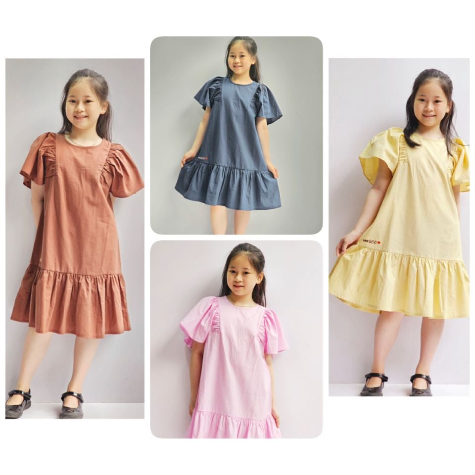 Váy thô Bee Mon đuôi cá 4 màu size 120 - 160