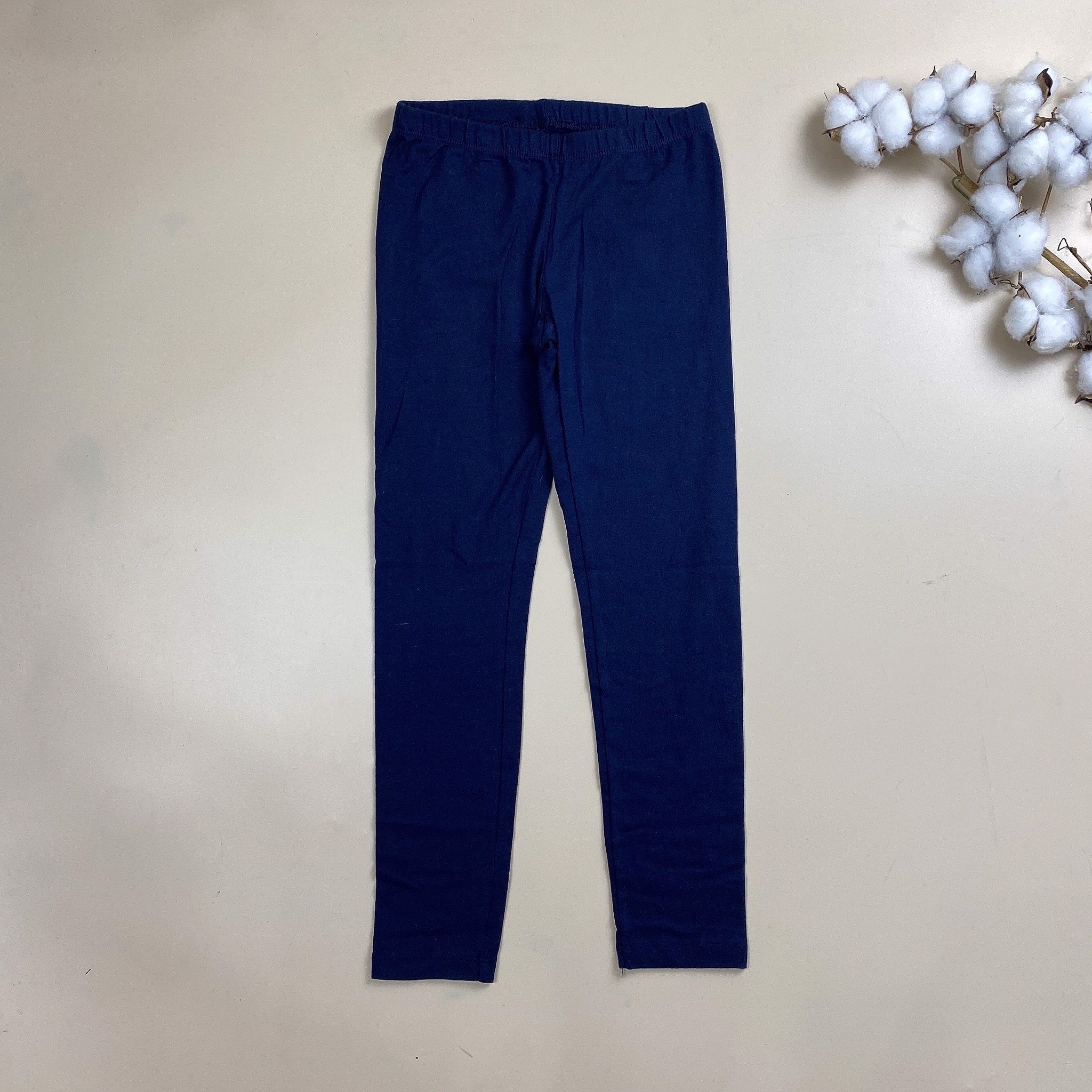 Quần legging cotton NOI BOI màu xanh navy trơn BG size 5 - 17y