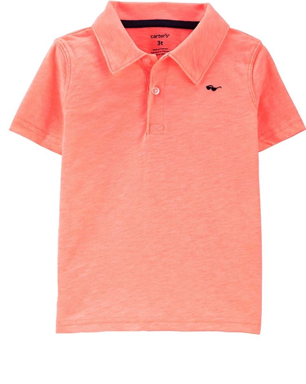 Áo cotton carters cổ đức trơn nhiều màu BT