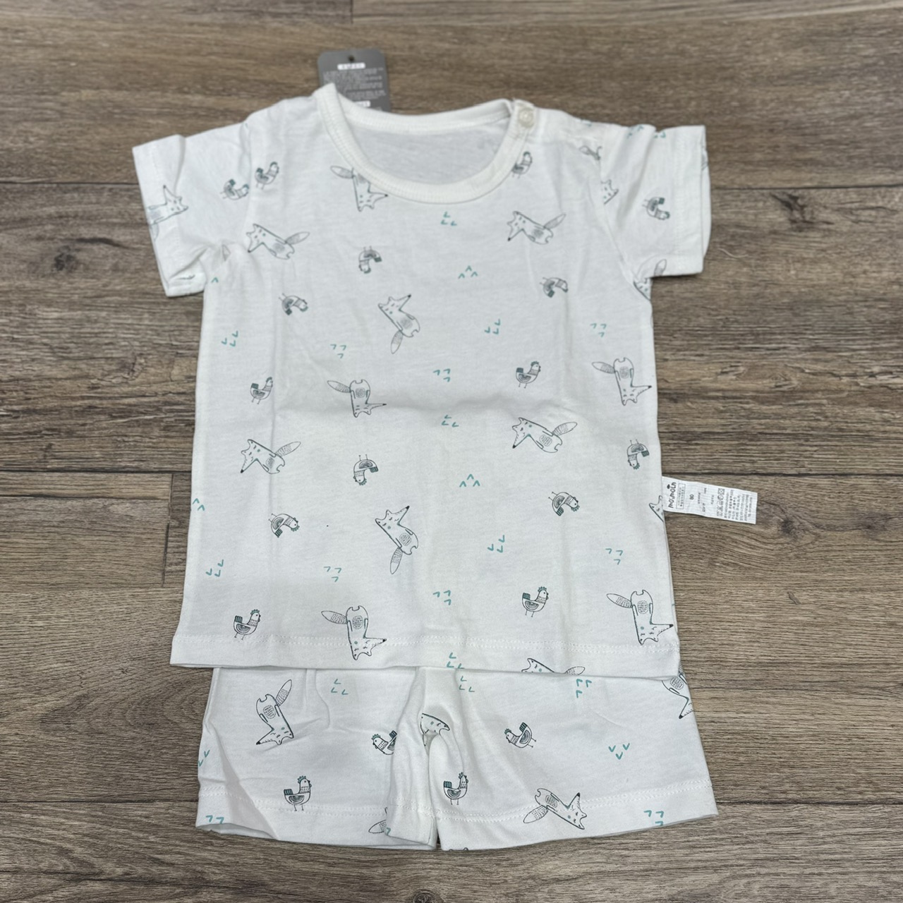 Bộ cotton vải dư Hàn nhiều mẫu Bé Trai Bé Gái size 80 - 120