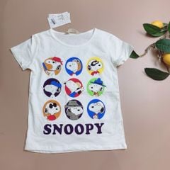 Áo cotton HM bé trai -Trắng Snoopy