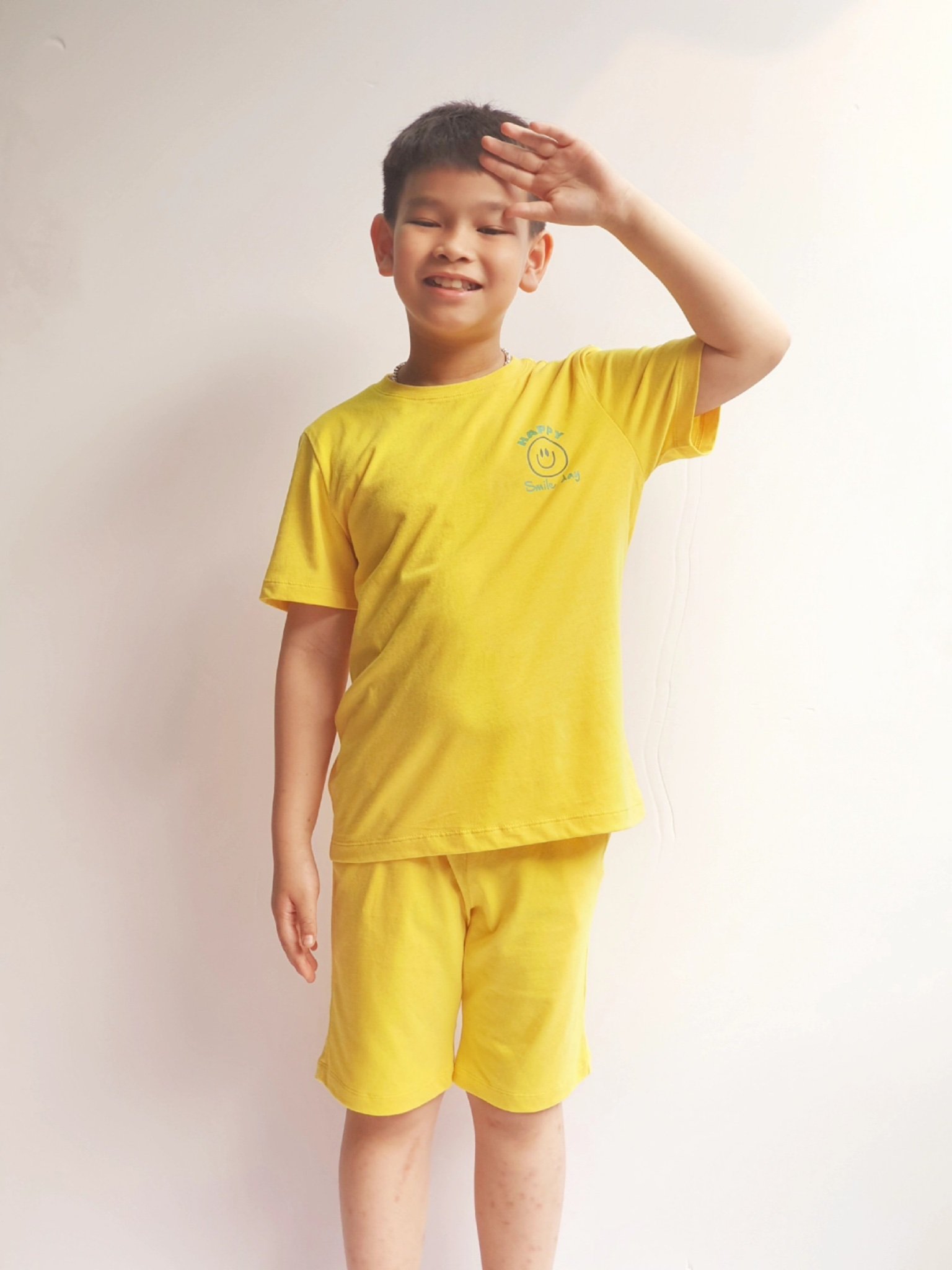 Bộ cotton Bee Mon mặt cười 5 màu BTBG size 110 - 160 - Bảng màu 2