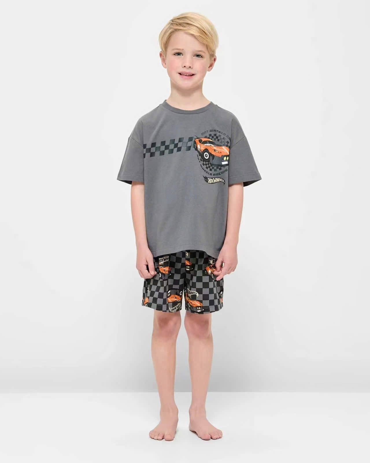 Bộ cotton dư xịn họa tiết Sonic, Ninja rùa, Hot wheels nhiều màu bé trai size 1-8y