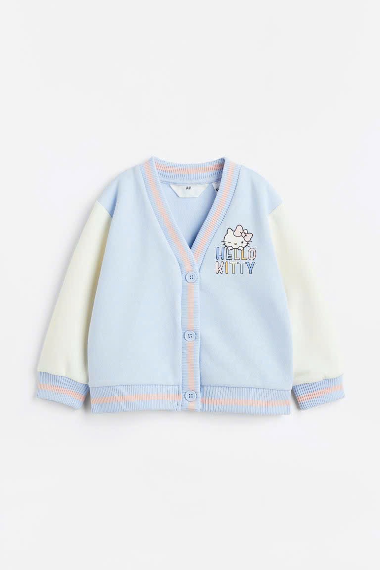 Áo khoác nỉ bomber HM 3 mẫu Bé Gái size 2 - 10y