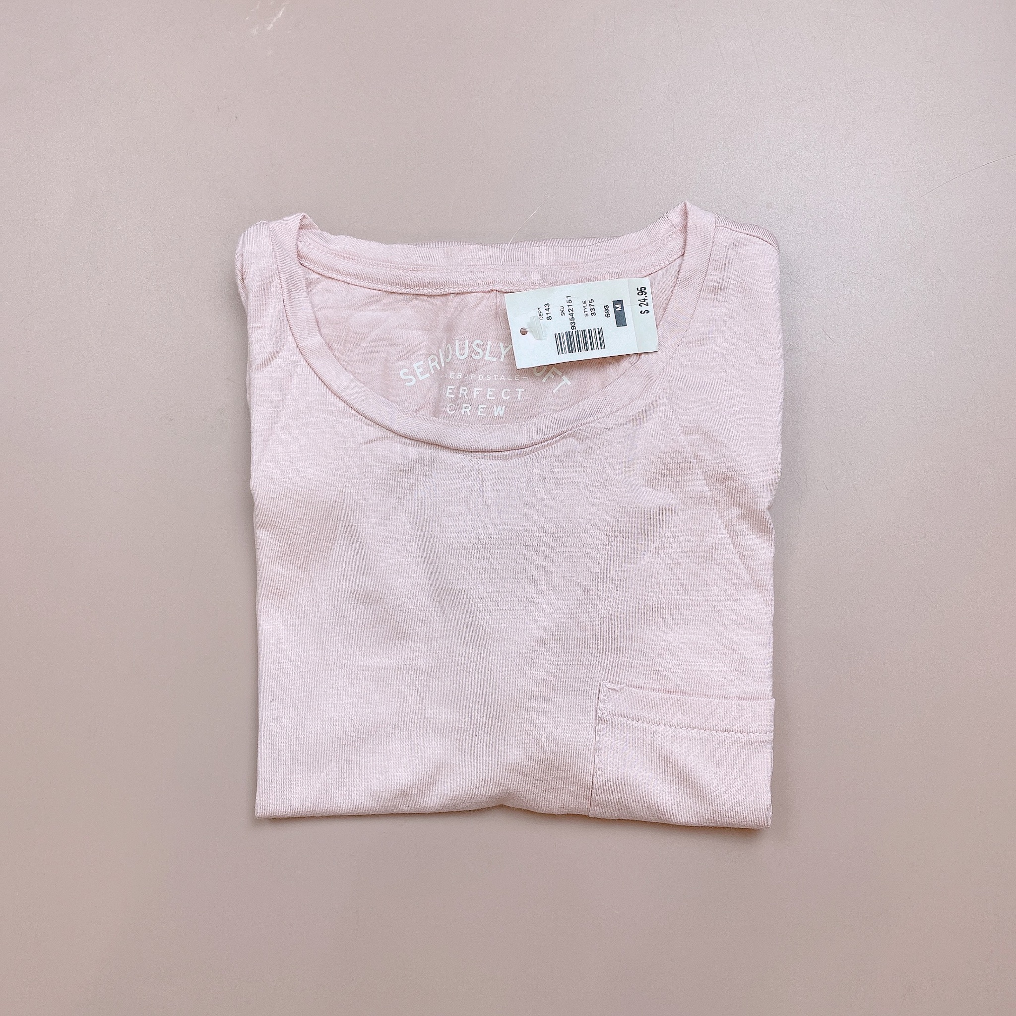 Áo rayon Aeropostale Seriously Soft túi ngực trơn nhiều màu cho Mẹ size XS - XL