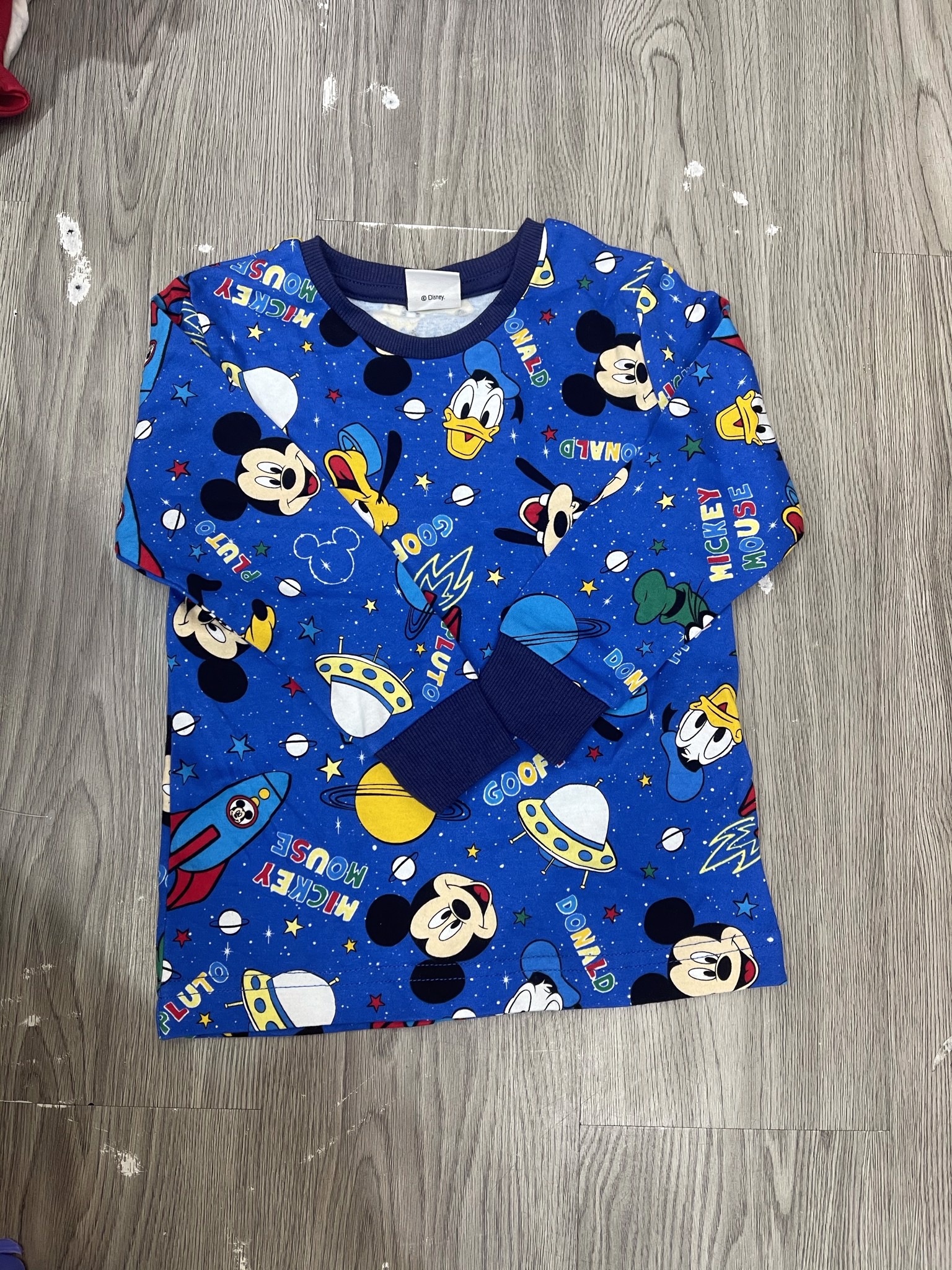 Áo cotton matalan xanh mickey donal vũ trụ