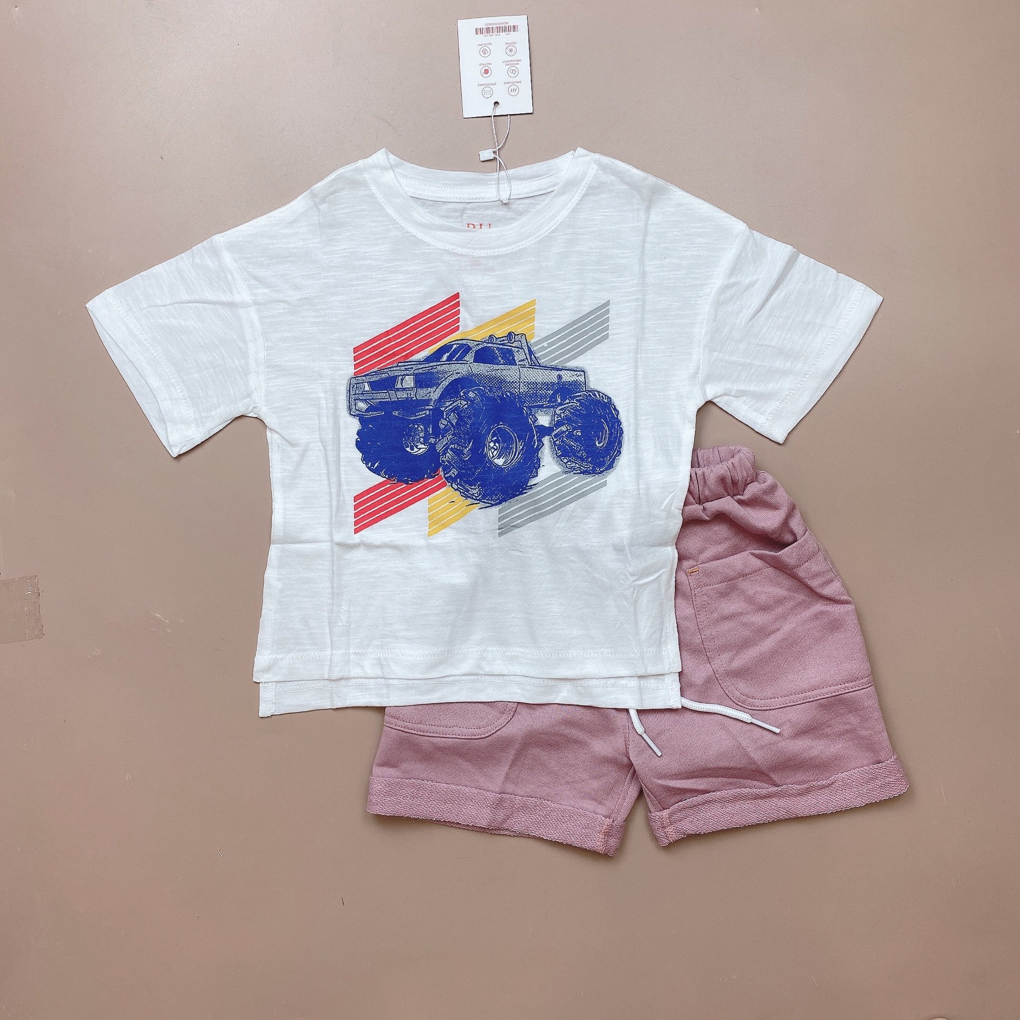 Bộ cotton Ru & C 5 hình size 2 - 7y ( Bảng màu 2 )
