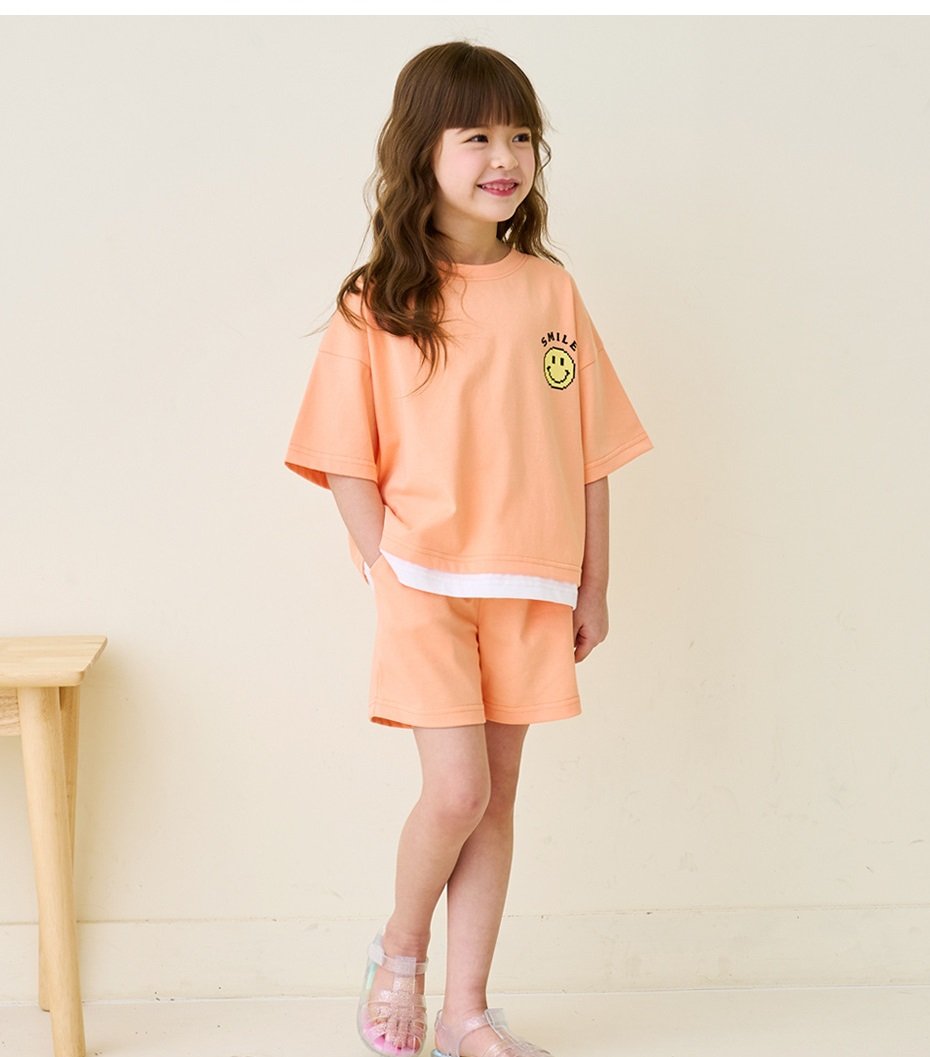 Bộ cotton Bebezoo mặt cười 3 màu BTBG size 100-150