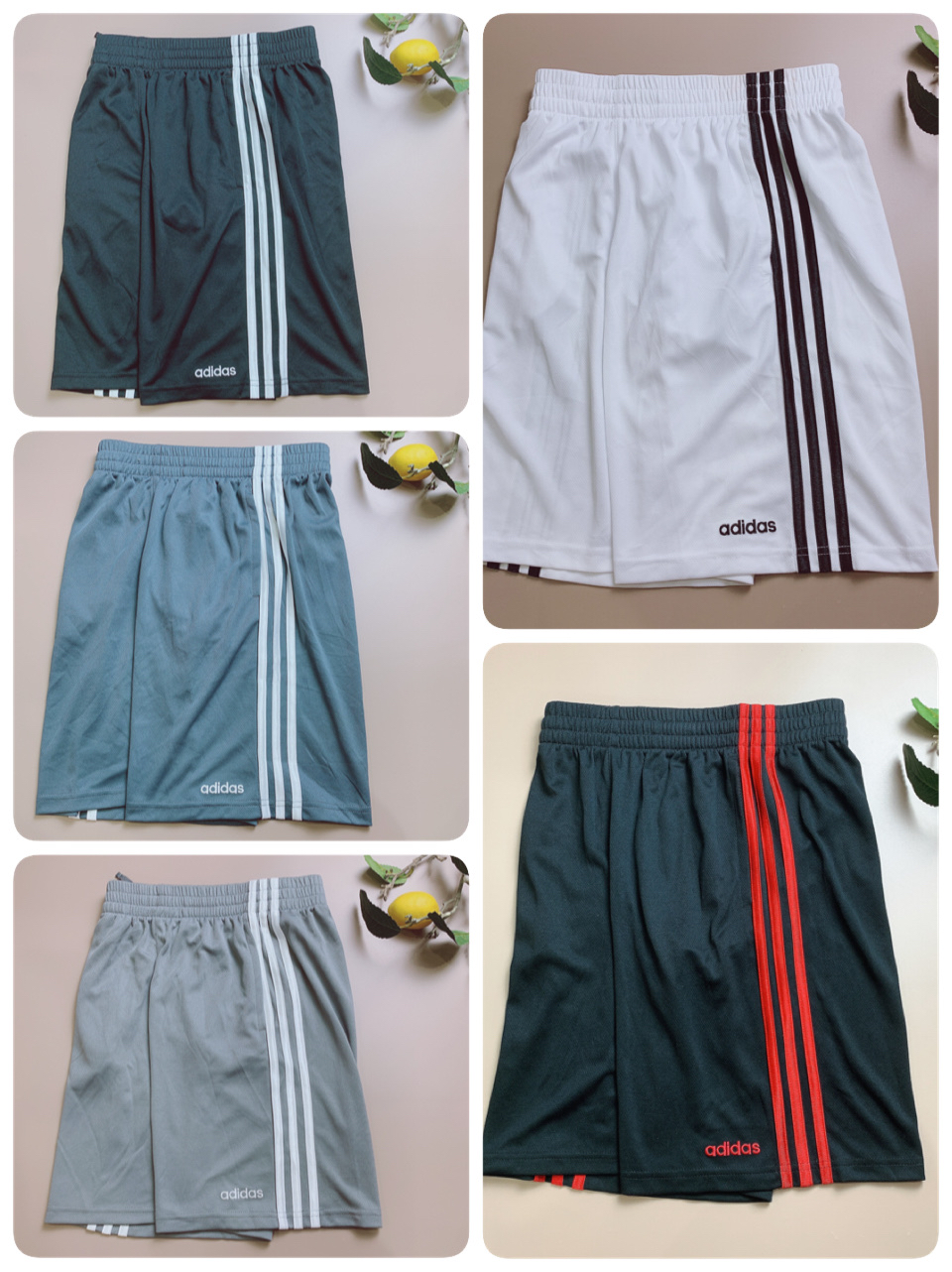 Quần thể thao Adidas sọc hông gấu thêu chữ