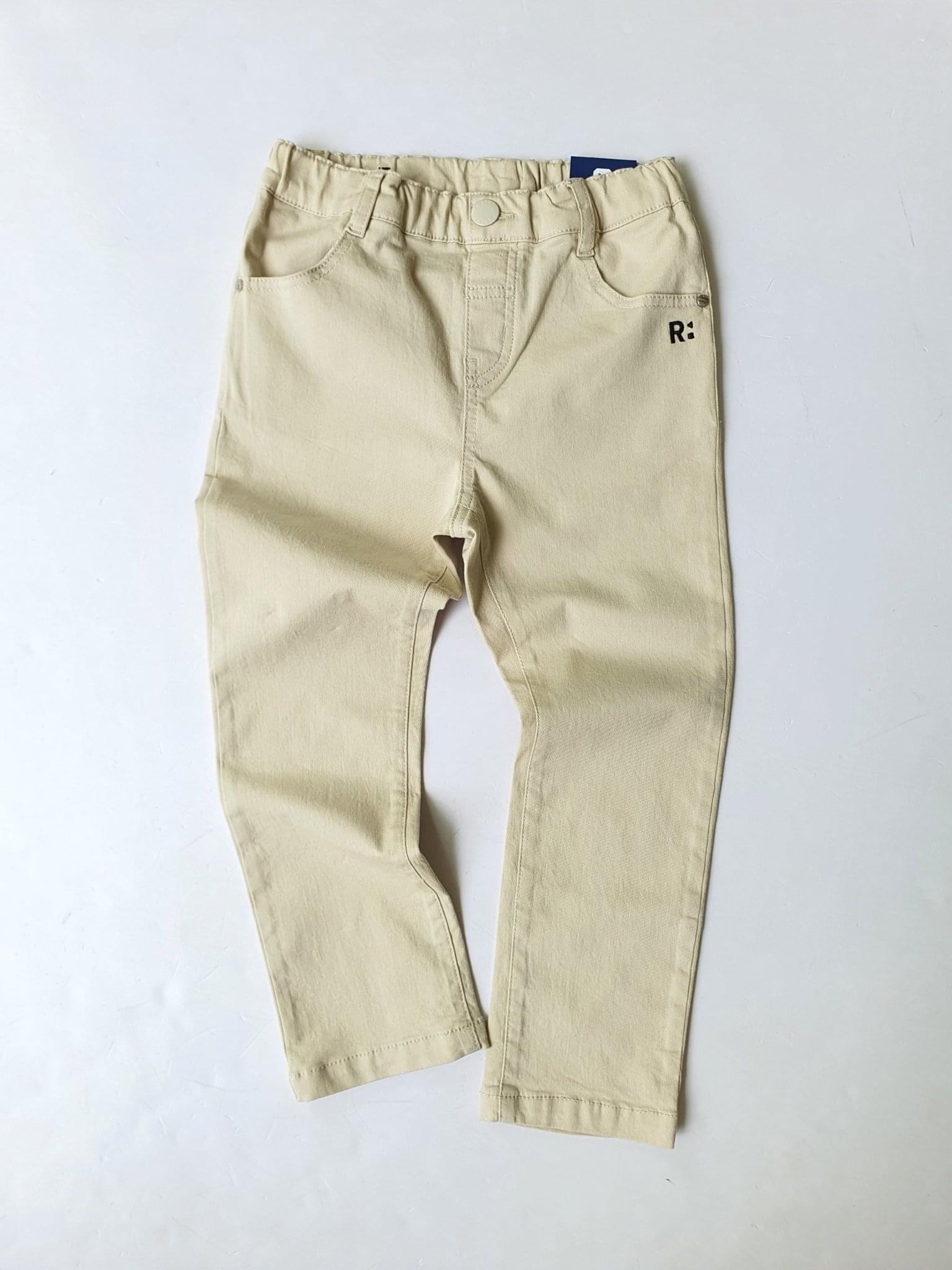 Quần kaki Straight RRobot xuất Hàn be/navy size 100-165