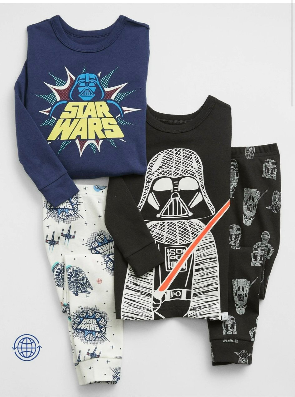 Bộ cotton BabyGap BT - nhiều hình Star Wars size 12m - 8y