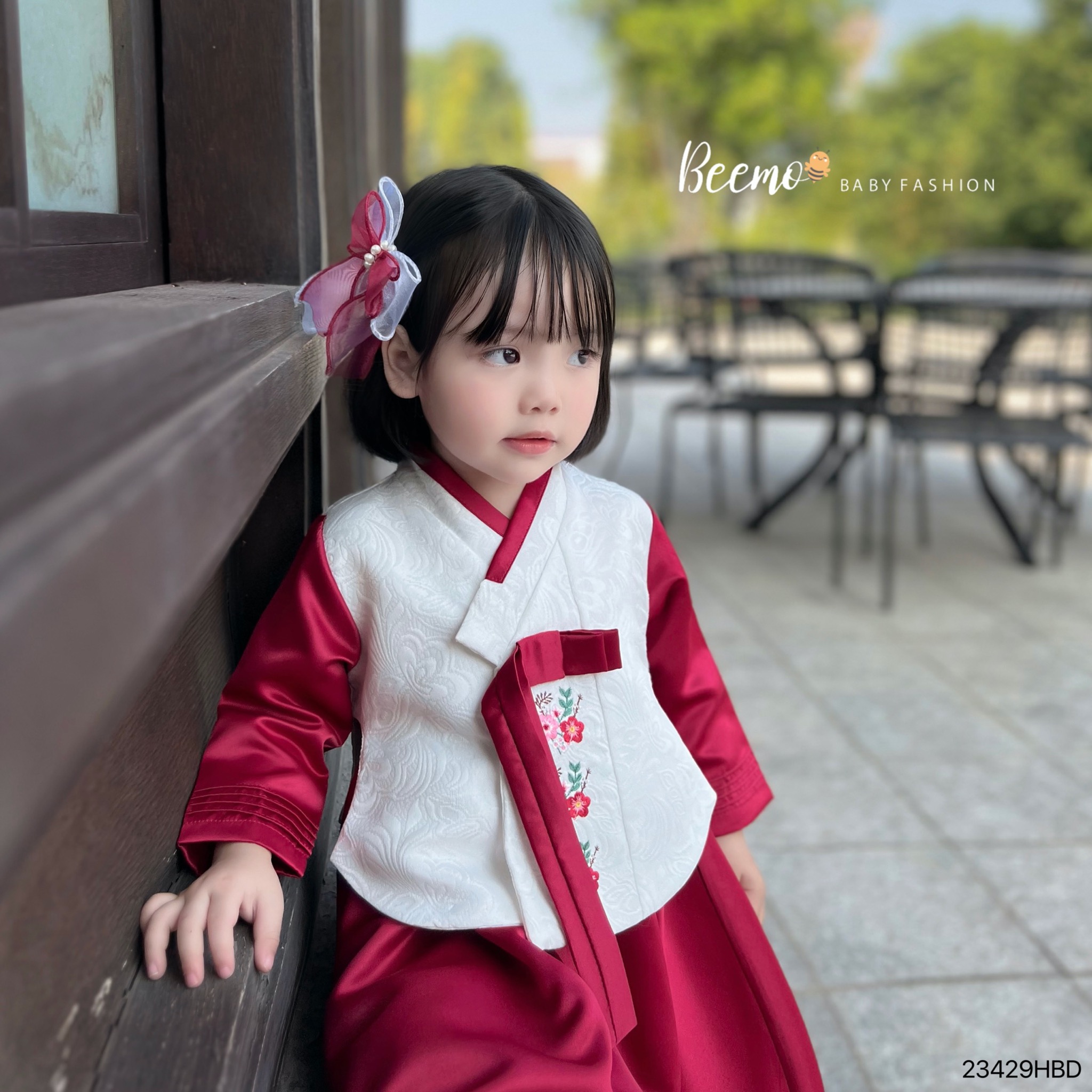 Set Hanbook Beemo thêu hoa BG size 80-130