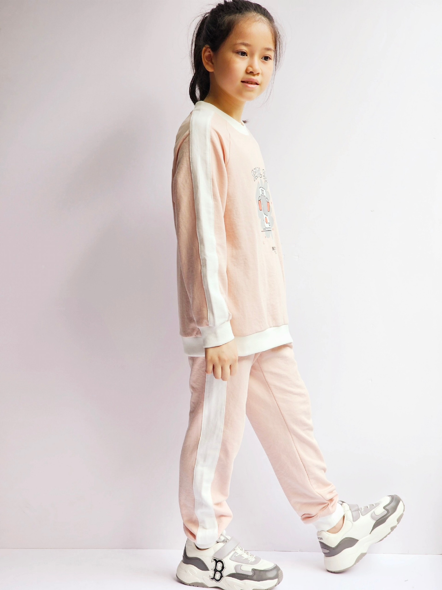 Bộ nỉ da cá Bee Mon School Bus 4 màu BTBG size 120 - 160