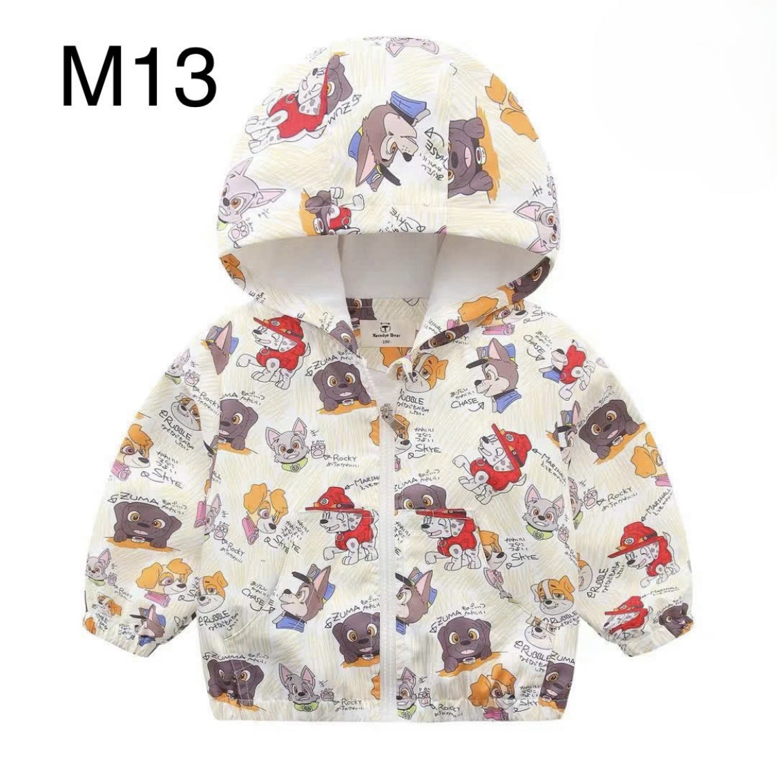 2024 - Áo gió lót cotton Ravedye Bear nhiều hình Bé Trai size 100 - 140