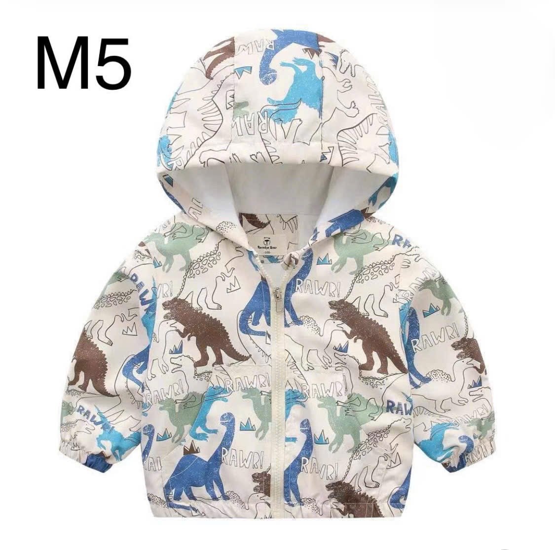 2024 - Áo gió lót cotton Ravedye Bear nhiều hình Bé Trai size 100 - 140