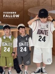 Bộ thể thao bóng rổ AoAo Kids nhiều màu cho bé size 110-150