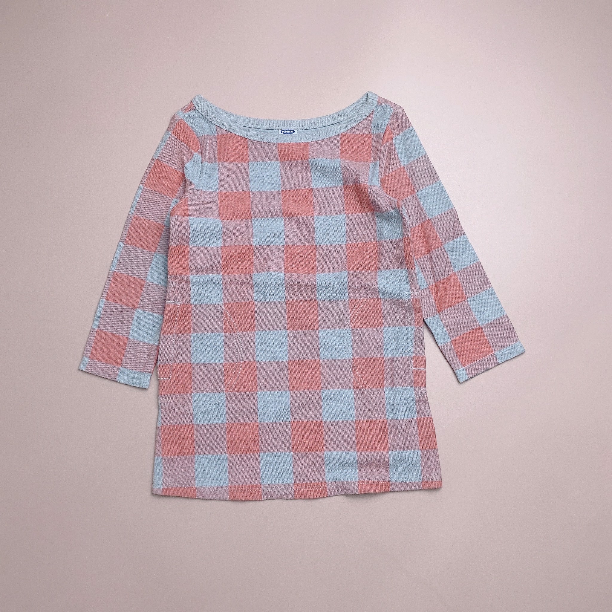 Váy oldnavy babydoll caro đỏ