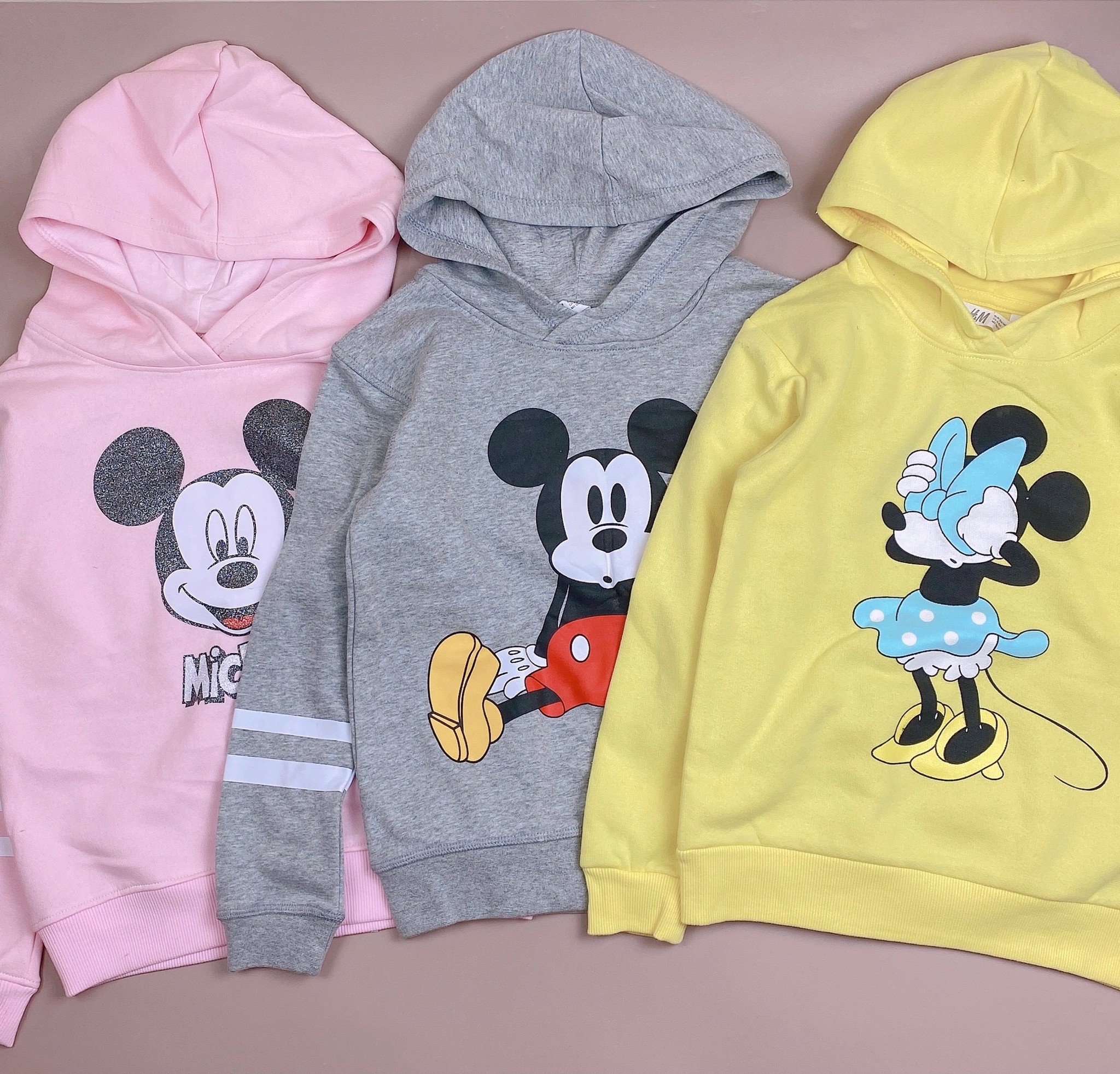 Áo hoodie nỉ bông / da cá HM nhiều hình BG size 6 - 14y