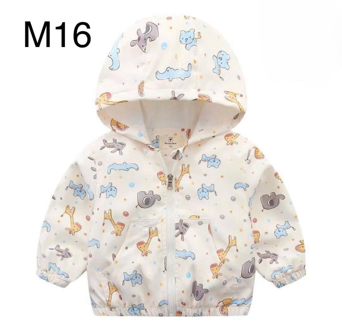 2024 - Áo gió lót cotton Ravedye Bear nhiều hình Bé Trai size 100 - 140