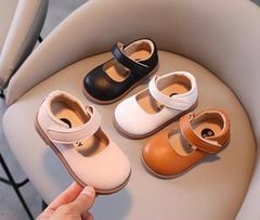 V561 - Giày MG Baby mũi tròn trơn 4 màu BG size 21-30