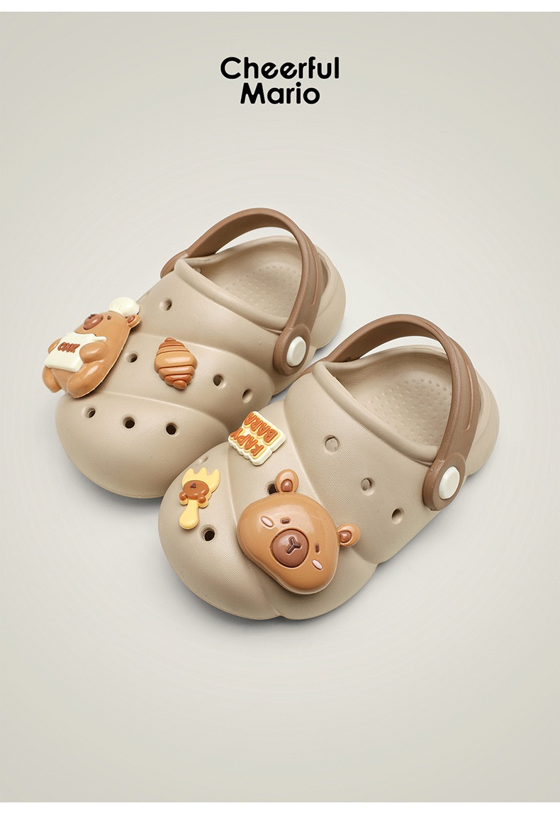 Sục nhựa Mario 2 màu hình Capybara size 140-190