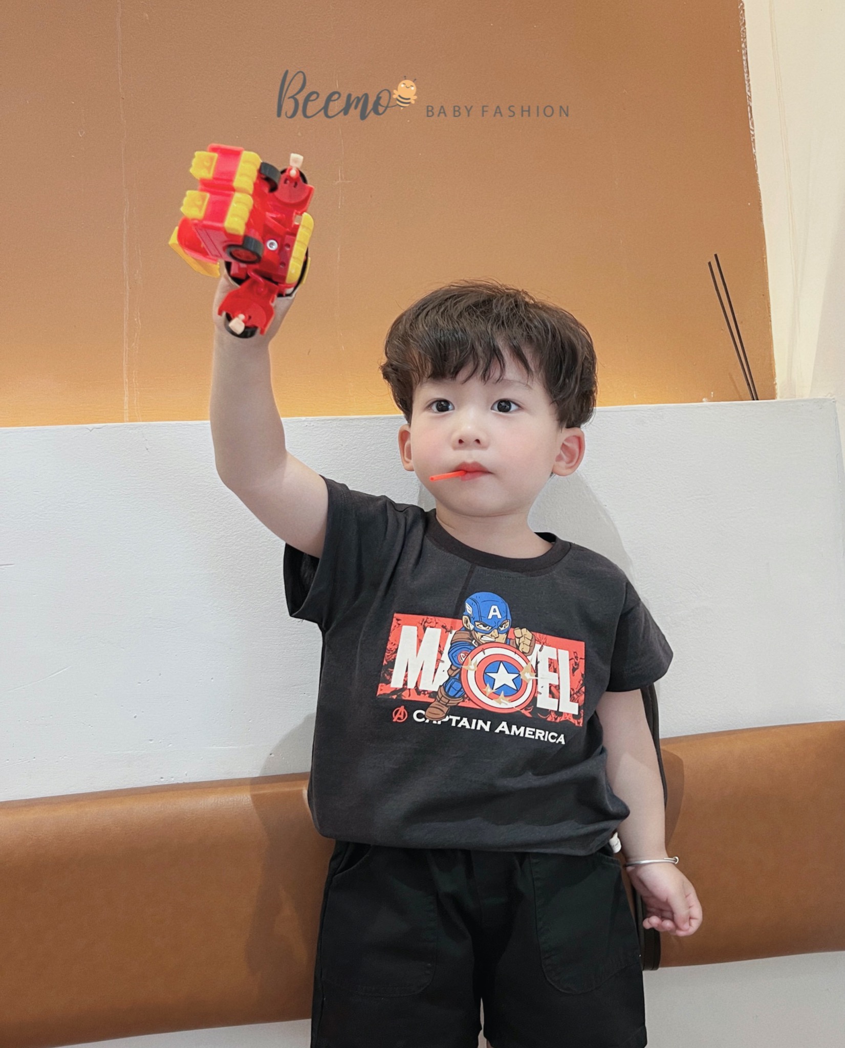 Áo Beemo cotton Captain 3 màu BT