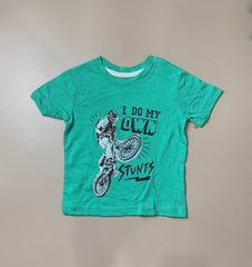 Áo cotton Oldnavy bé trai -Xanh xe đạp