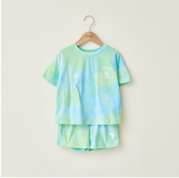 Bộ cotton loang sắc màu Bebezoo 3 màu BTBG size 100-150