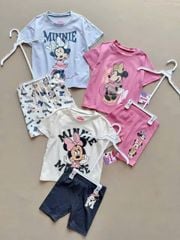Bộ thun Disney Minnie nhiều màu bé gái size 2-6y