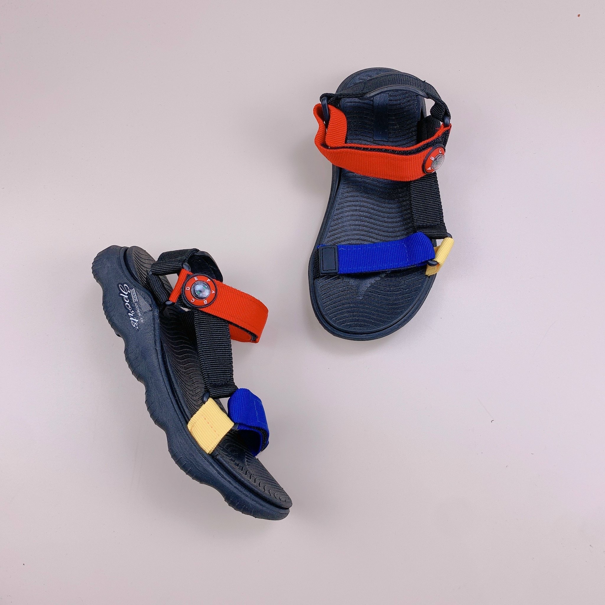 Sandal nhựa quai dù siêu nhẹ Sports 2 màu bé trai