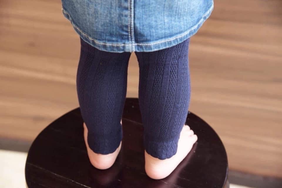 Quần tất len trơn không bàn nhiều màu BG Mumudora