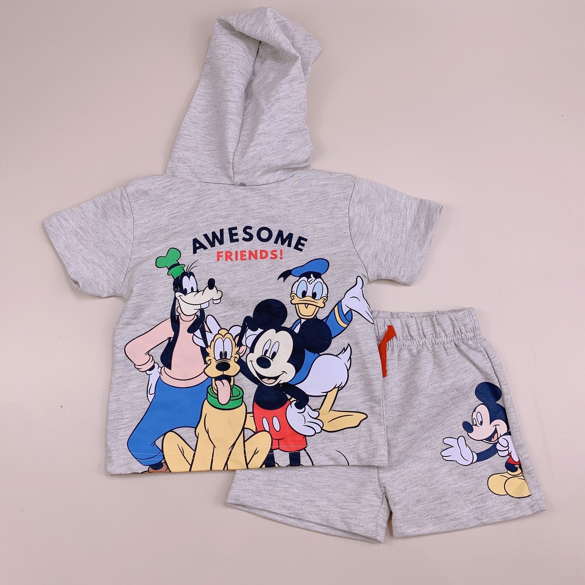 Bộ cotton Disney Baby áo có mũ nhiều hình BTBG