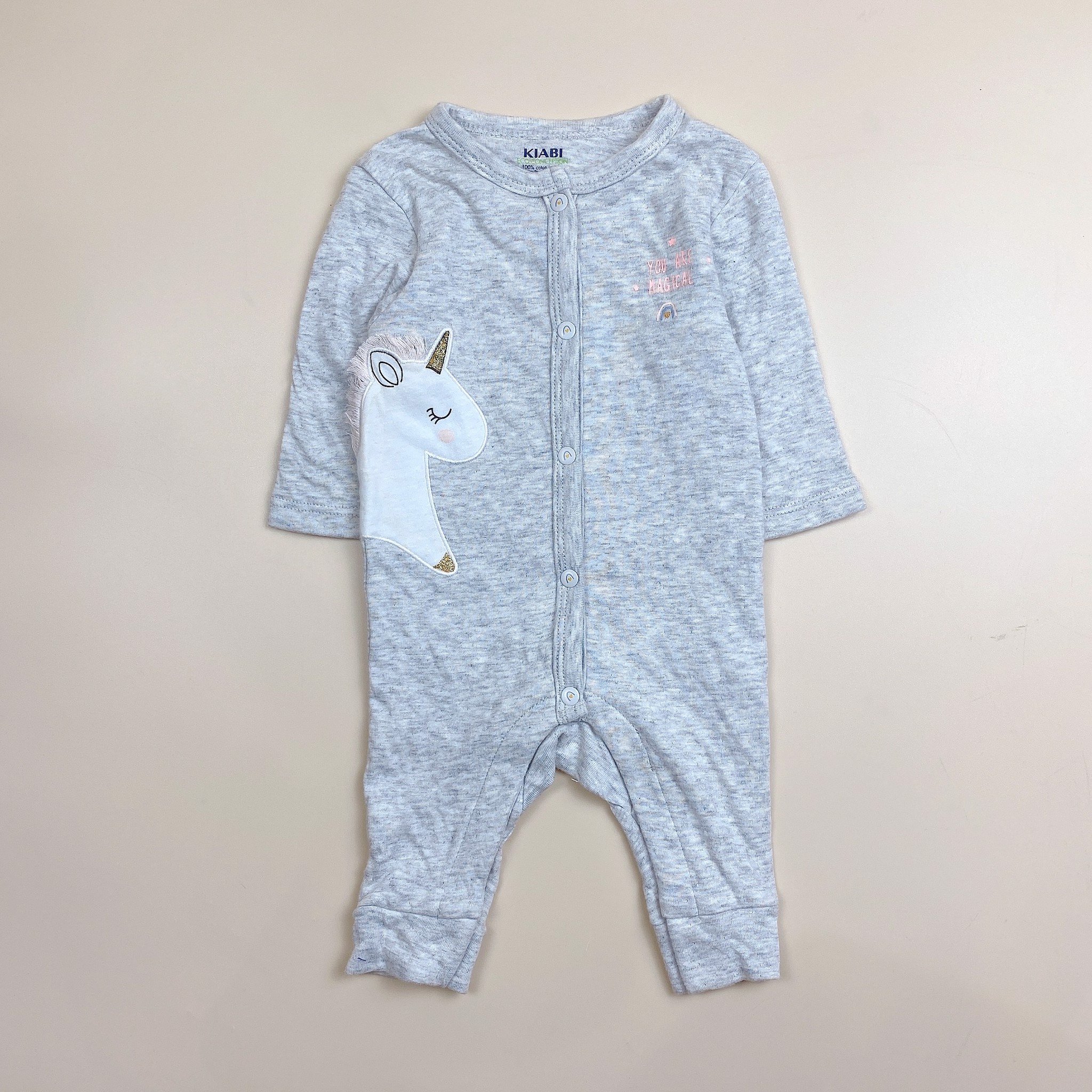 Body cotton liền thân Kiabi nhiều mẫu Bé Gái