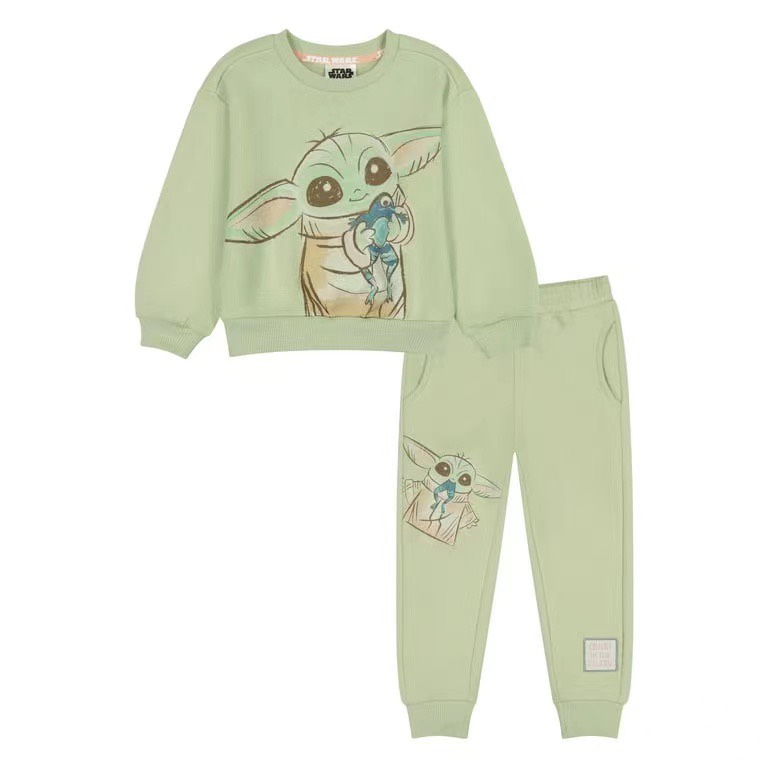 Bộ nỉ bông Disney Juniors nhiều hình dòng Nhí size 12m - 5y