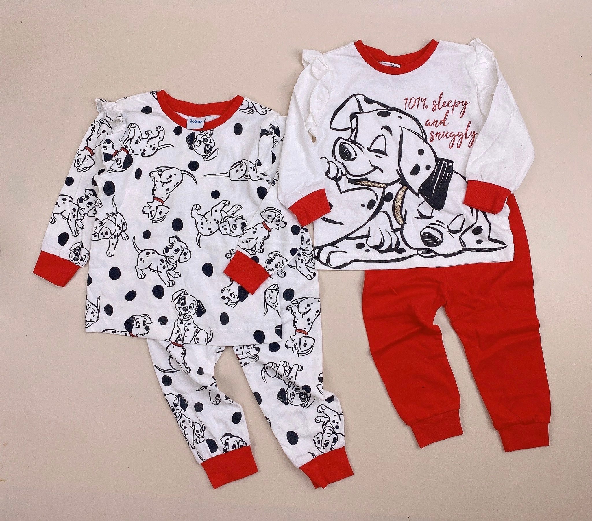 Bộ cotton Matalan Bé gái - hình chó đốm