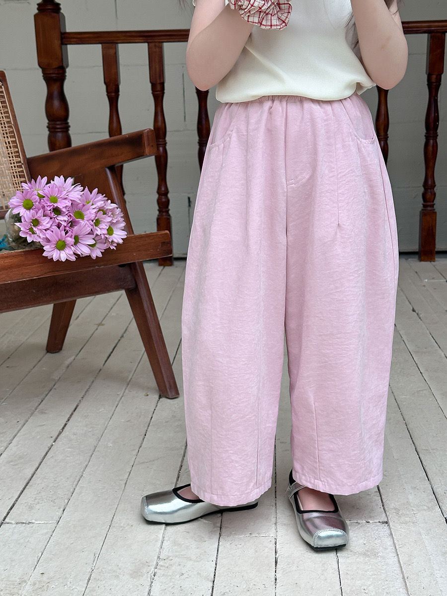 250154 - Quần vải AMBB dáng baggy rộng nhiều màu cho bé gái size 90-170