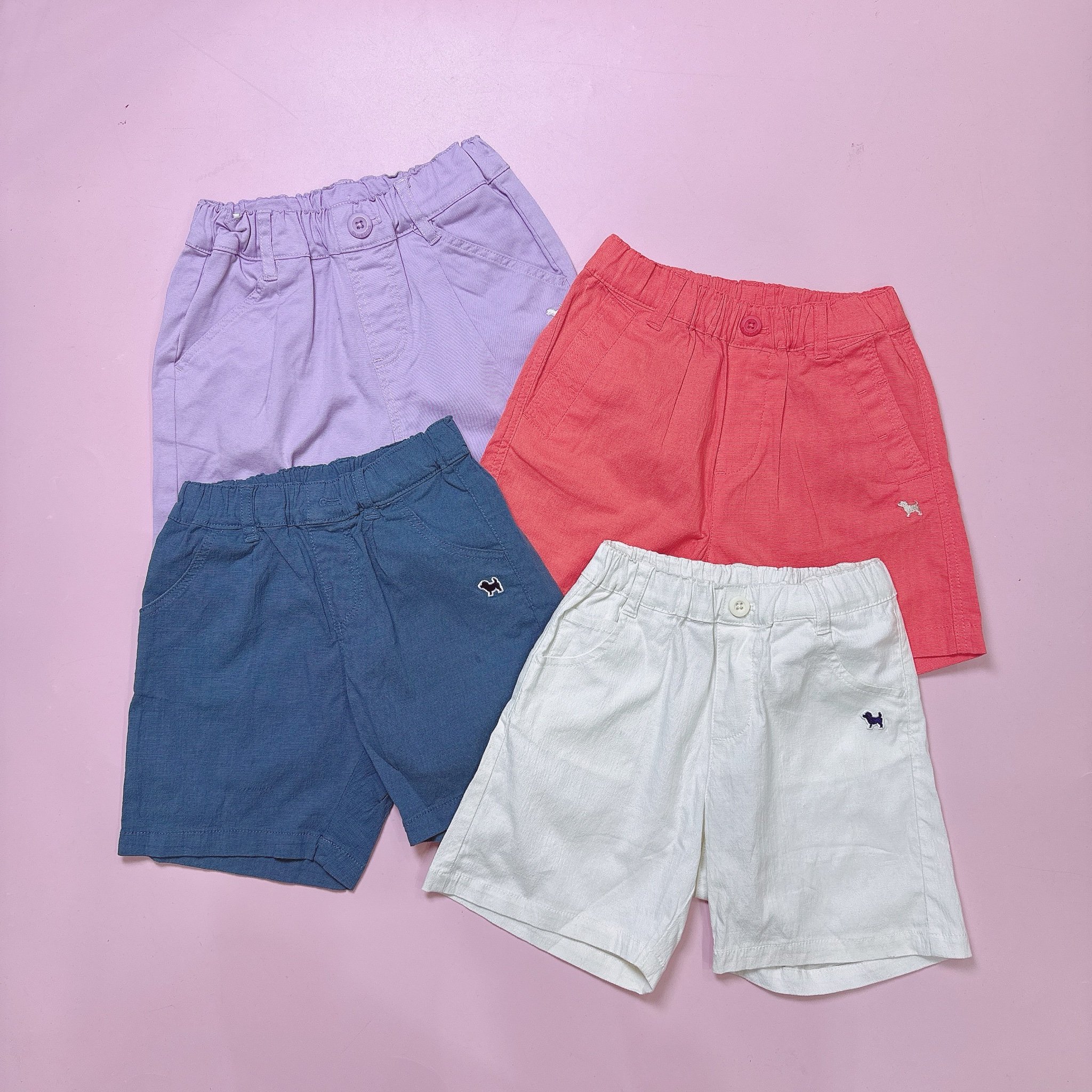 Quần short Bluedog vải thô nhiều màu cho bé size 90-130