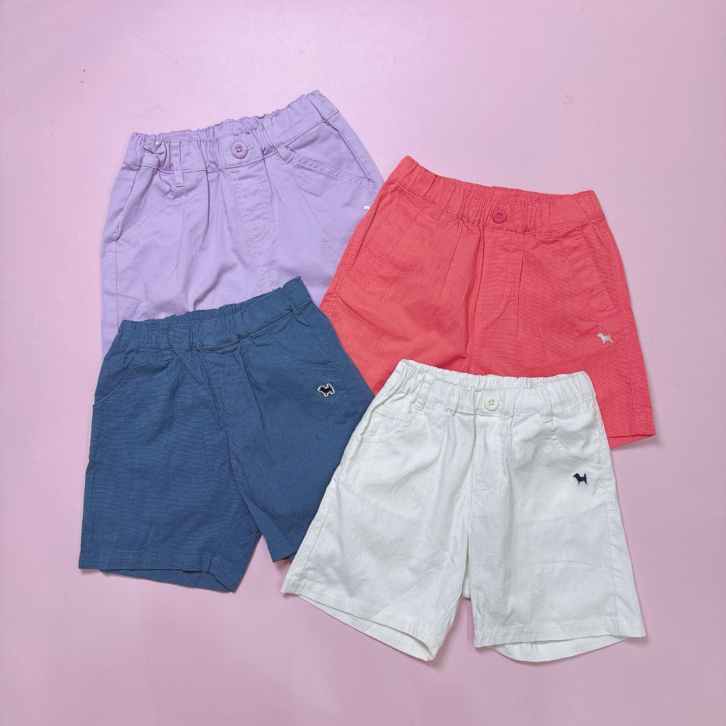 Quần short Bluedog vải thô nhiều màu cho bé size 90-130